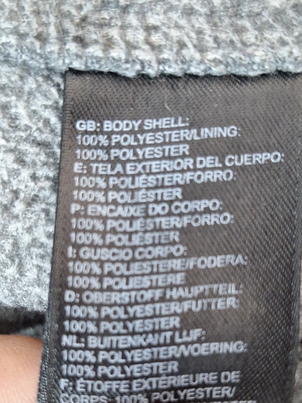 The North Face Womens' Grey Fleece Jacket with Pink Trim Size L - Picture 9 of 11
